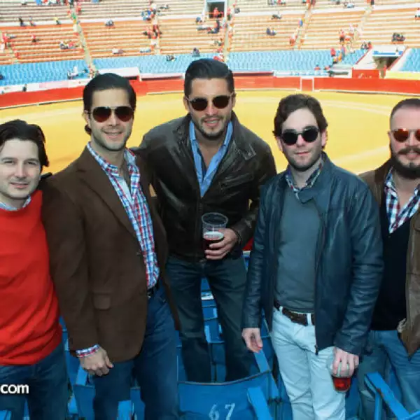 Héctor Villarreal,Benjamín de la Garza,Luis Martínez,Choco Gómez-Ibarra y Paco Gómez