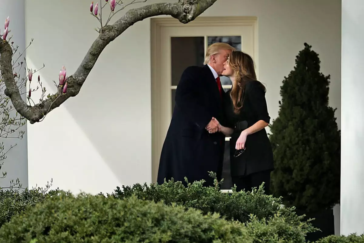 President Trump Departs White House For Ohio