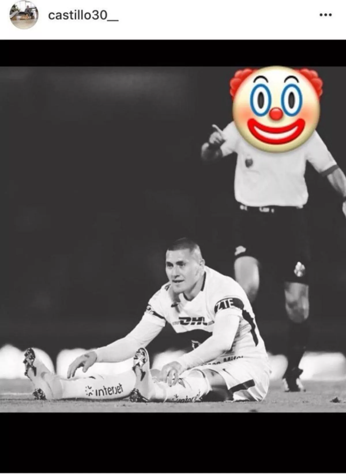 Despedida Nico Castillo Instagram árbitros