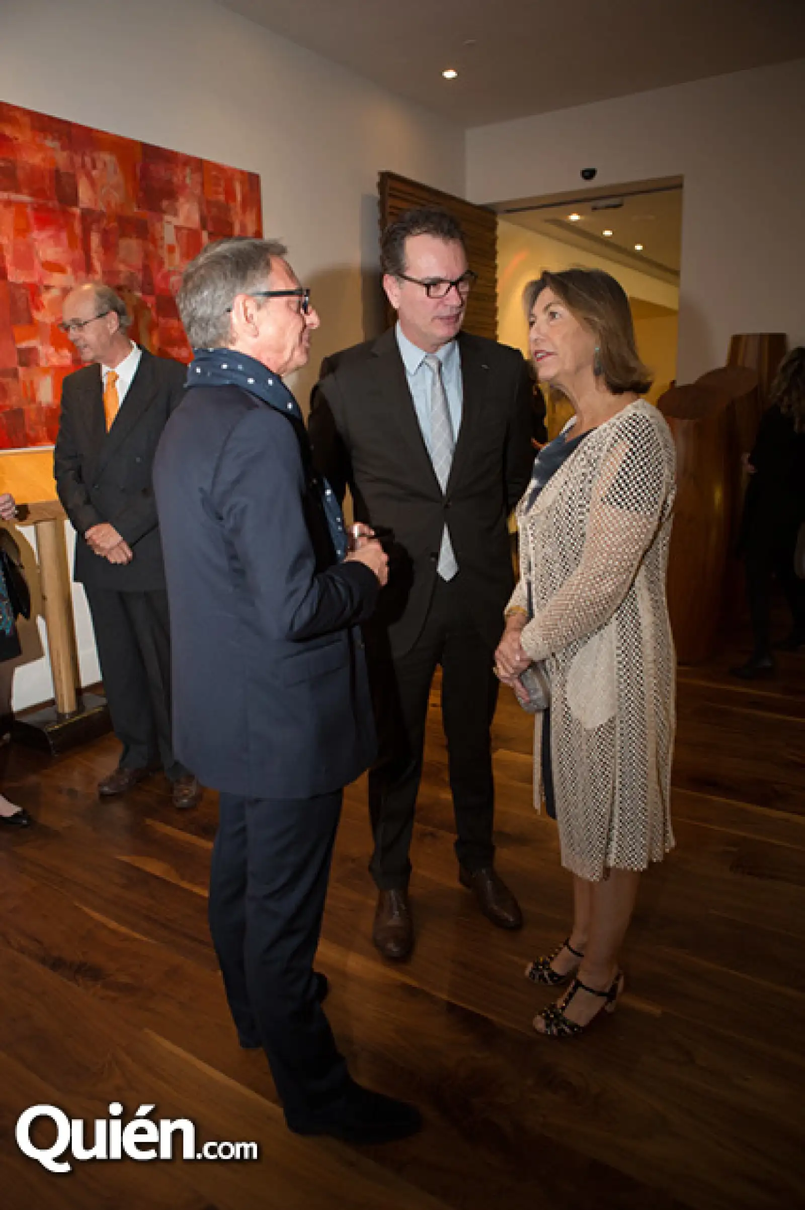 Jaque Babando, Xavier Samson y Marie Thérèse Arango