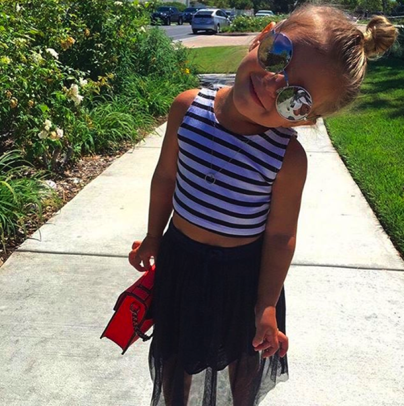 Penelope es la hija mediana de Kourtney.