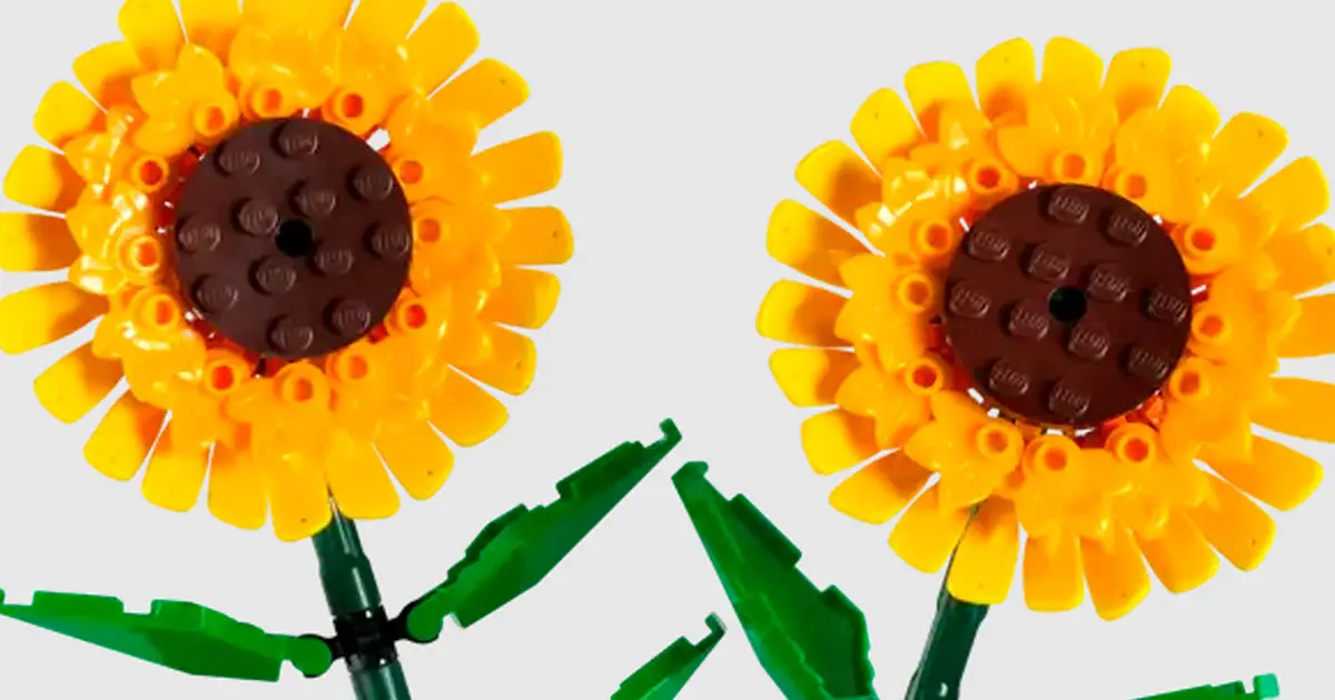 Lego se suma a la tendencia viral de regalar flores amarillas en septiembre