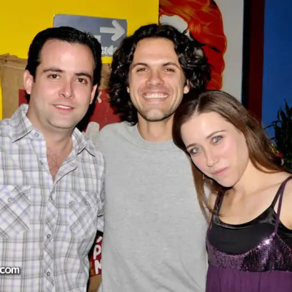 Memo González, Álvaro Corcuera Sada y Paty Camarena