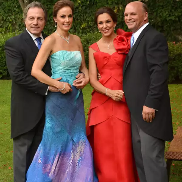 Jorge Chidán, Roxana de Chidán, Lorenza de Fejervary y Steve Fejervary