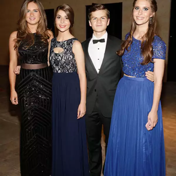 Carola González, Carmen Ferrer, Borja González y Mariana Ferrer