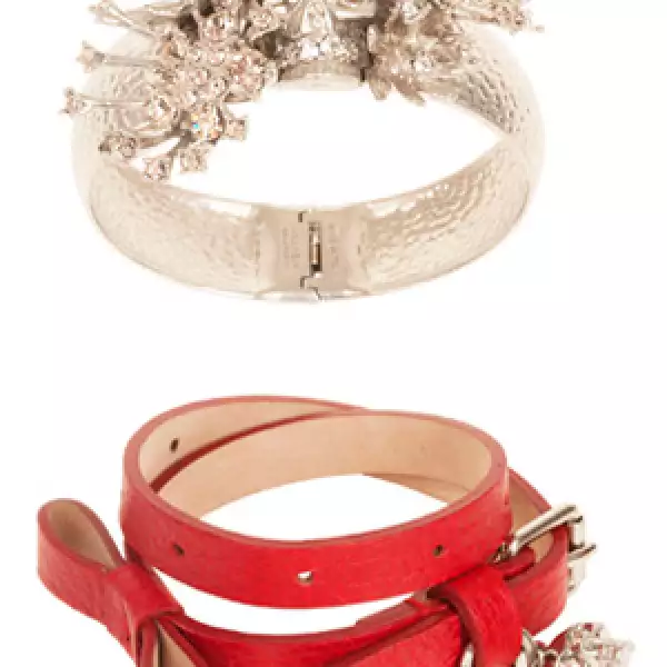 Las calaveras son emblemáticas de McQueen y sus pulseras con ellas están lo más in.