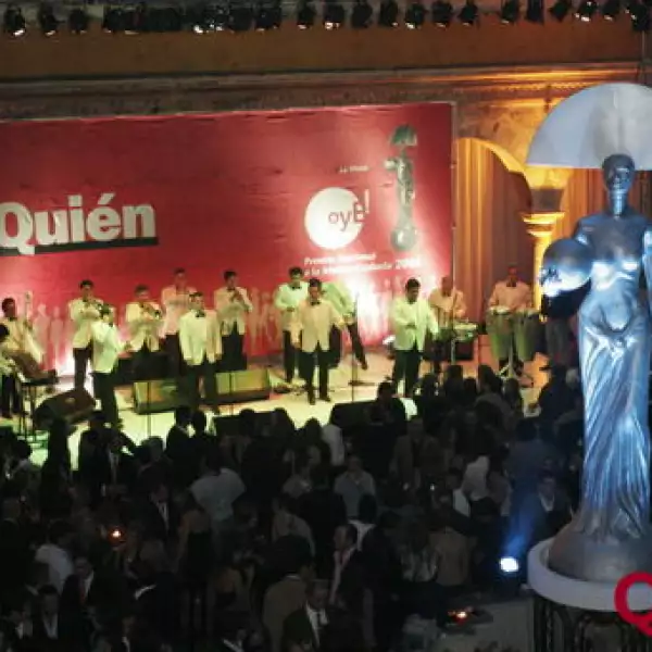 Aspectos. Fiesta después de la entrega de los premios Oye