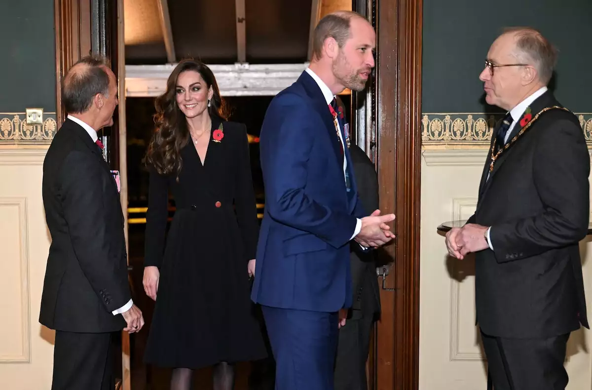 Kate Middleton, el príncipe William y la Familia Real