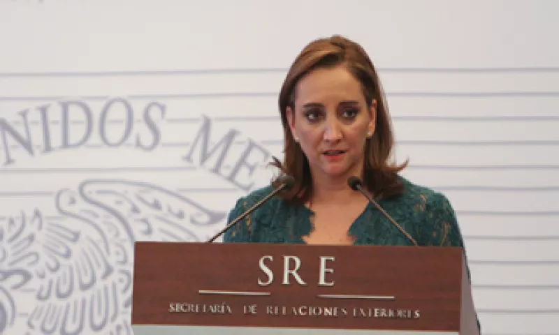 La secretaria Ruiz Massieu es la funcionaria de más alto nivel que habla directamente sobre Donald Trump. (Foto: Cuartoscuro )