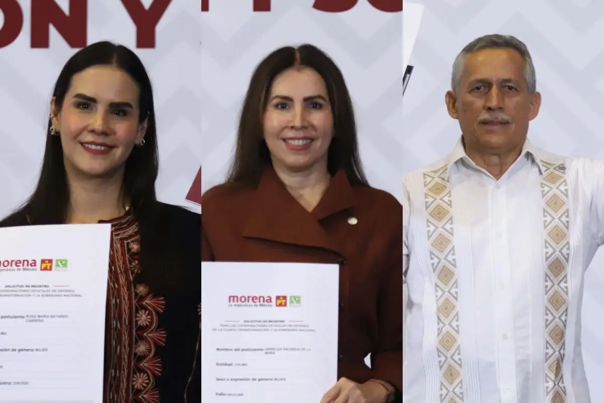¿Quiénes buscan la candidatura de Morena para el gobierno de Colima en 2027? 