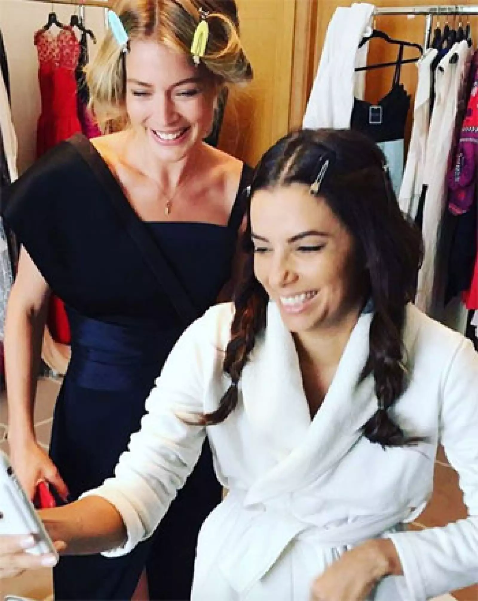 Doutzen Kroes y Eva Longoria disfrutando Cannes