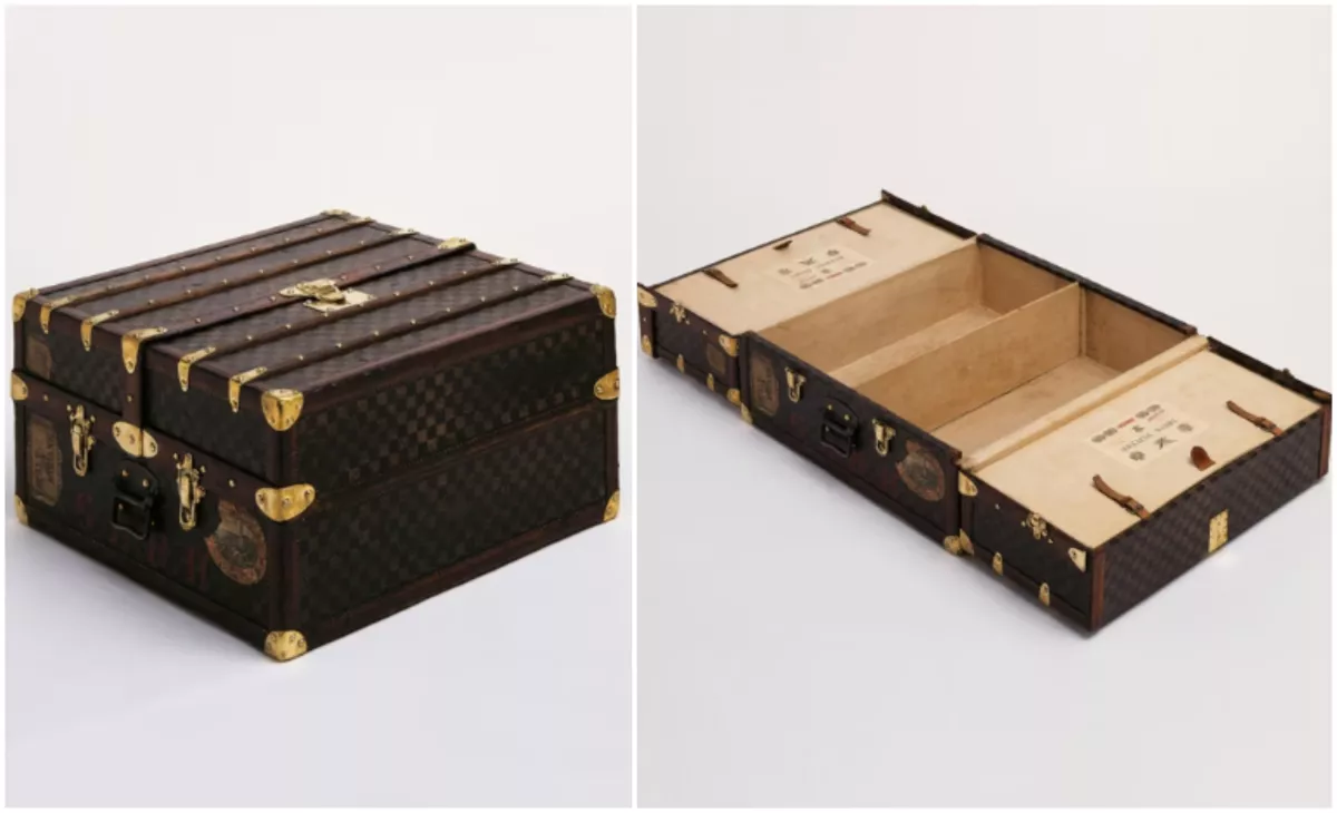 Pedido especial del baúl "Ideal" en canvas Damier