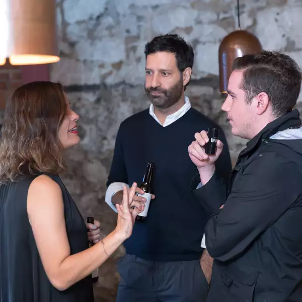 Cena con los miembros del consejo de "Campamento"