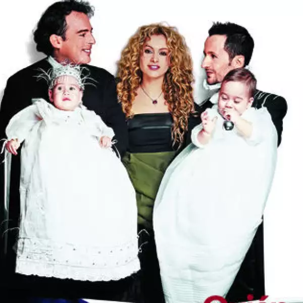 Eugenio López, Paulina Rubio, Oscar Madrazo, Axel y Anik