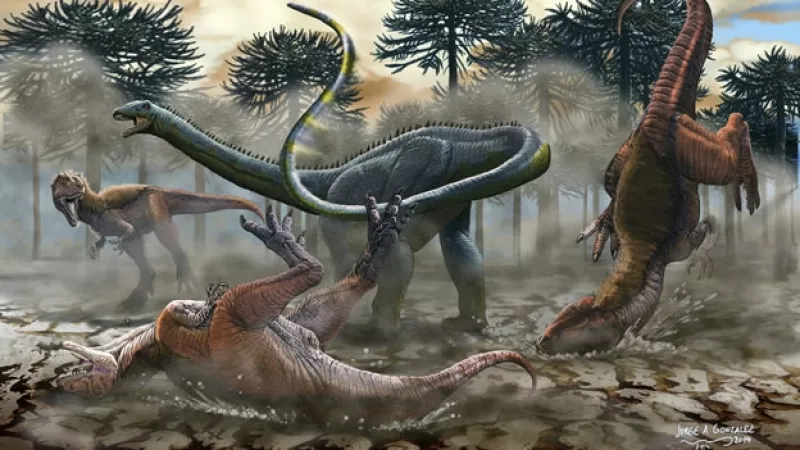 dinosaurio cuello largo