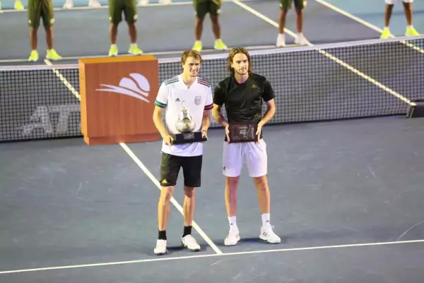 Alexander Zverev y Stéfanos Tsitsipás