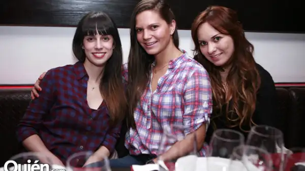 Tamara Domínguez, Cecilia Goslinga y Alexia Herrera