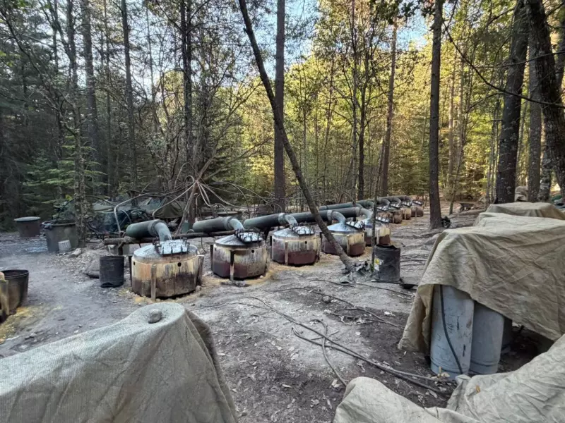 Laboratorio de producción de metanfetamina en Chihuahua
