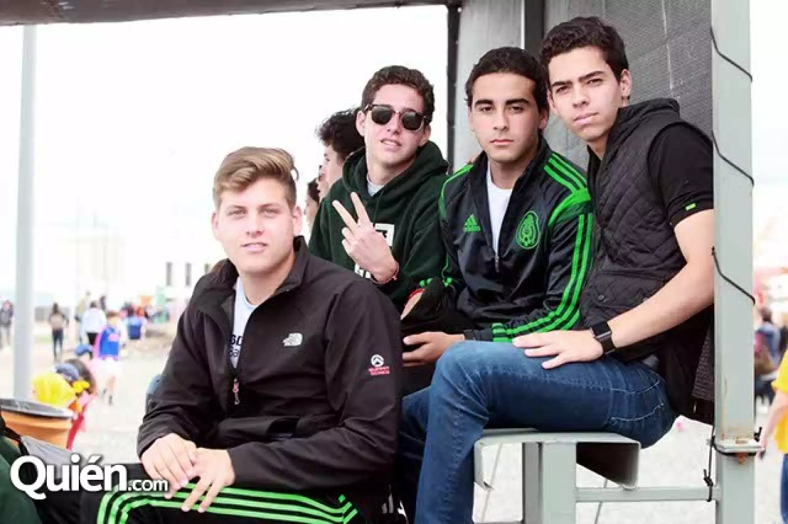 Juan Carlos Calderón,Andres Elizondo,Carlos Moñoz y Marcelo Garza de Irlandés Monterrey