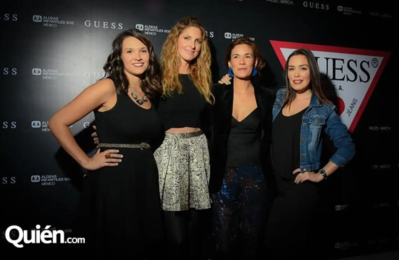 Kathryn Chambers,Marcela Cuevas,Constanza Carrascal y Carla Medina