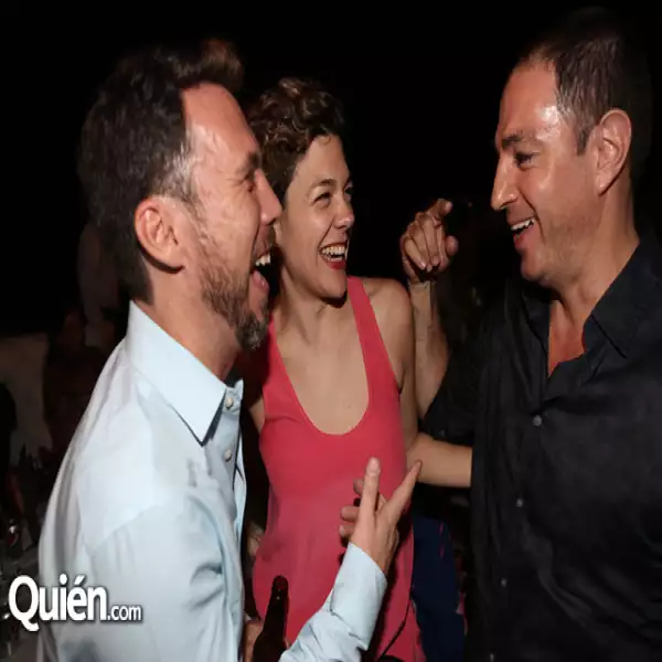 Leo Zimbrón, Cristina García y Gustavo Ángel