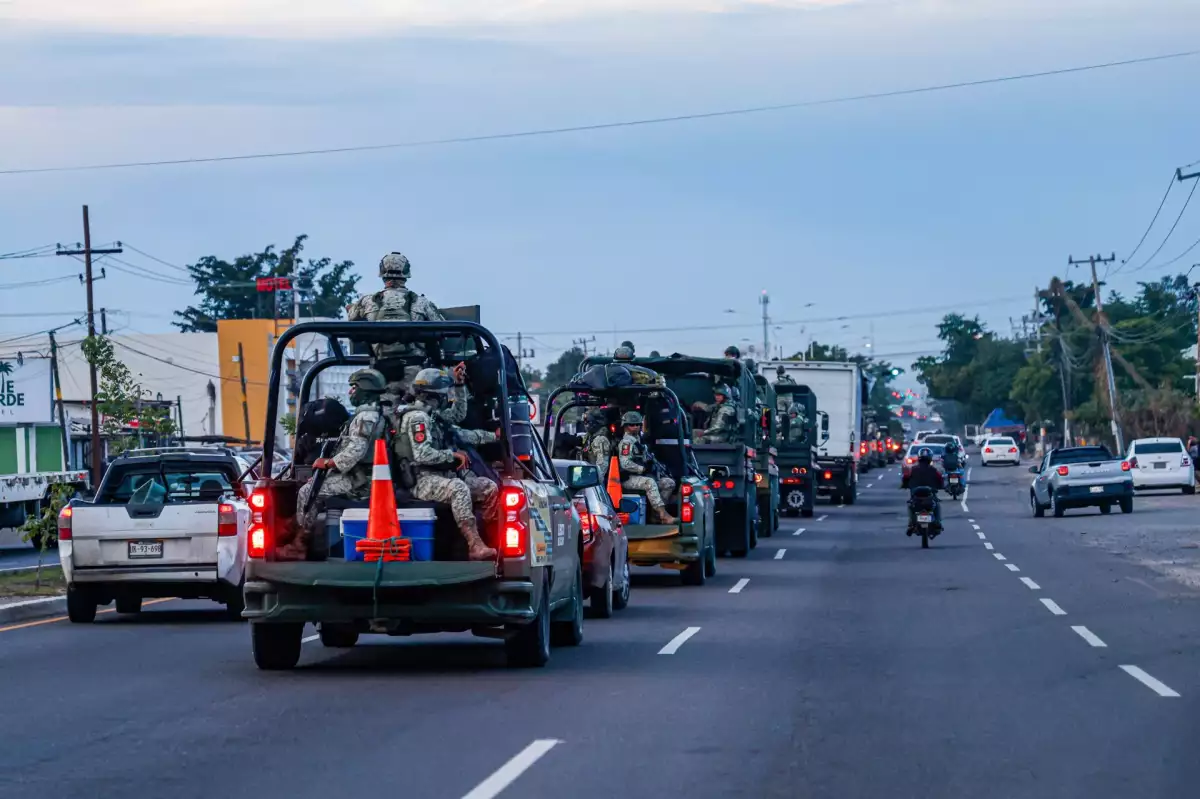 Arriban Fuerzas Armadas Sinaloa