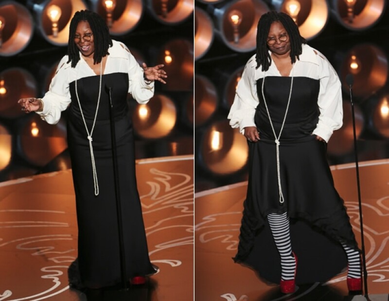 ¿Qué tal los zapatos de Whoopi?