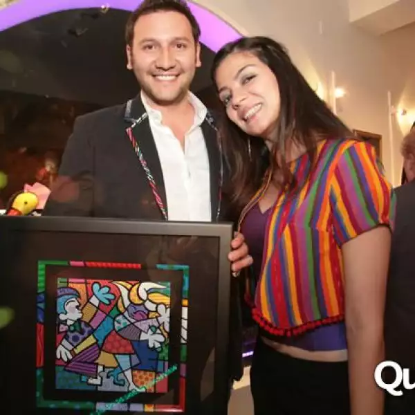 Inaguración exposicion Romero Britto