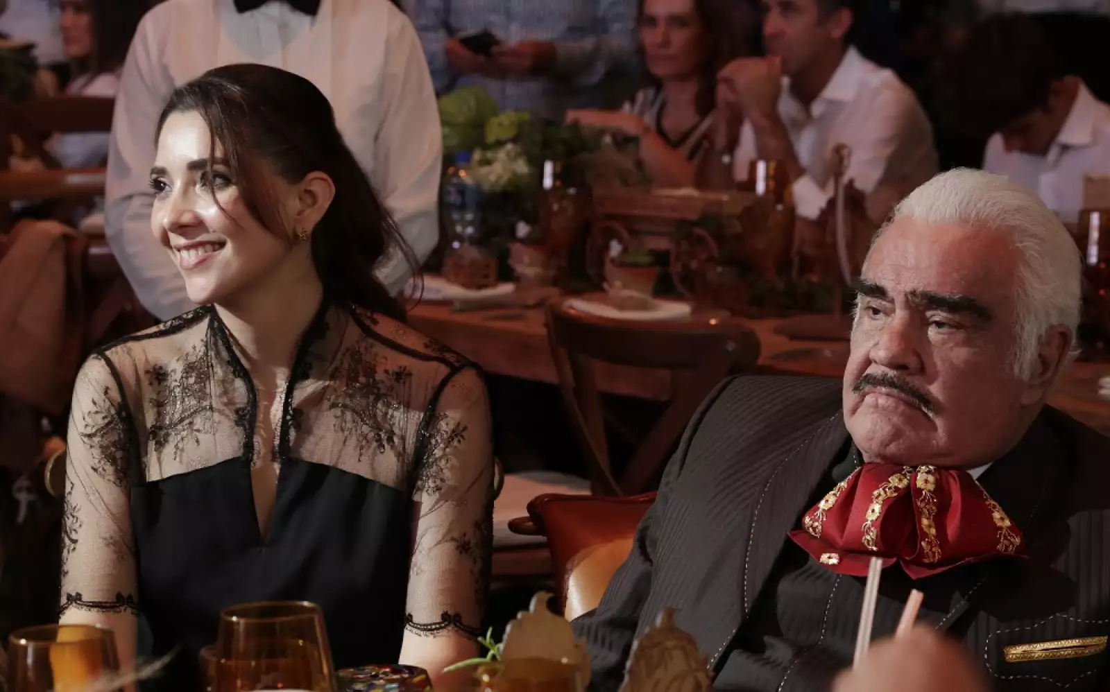 Alejandra Fernández y Vicente Fernández