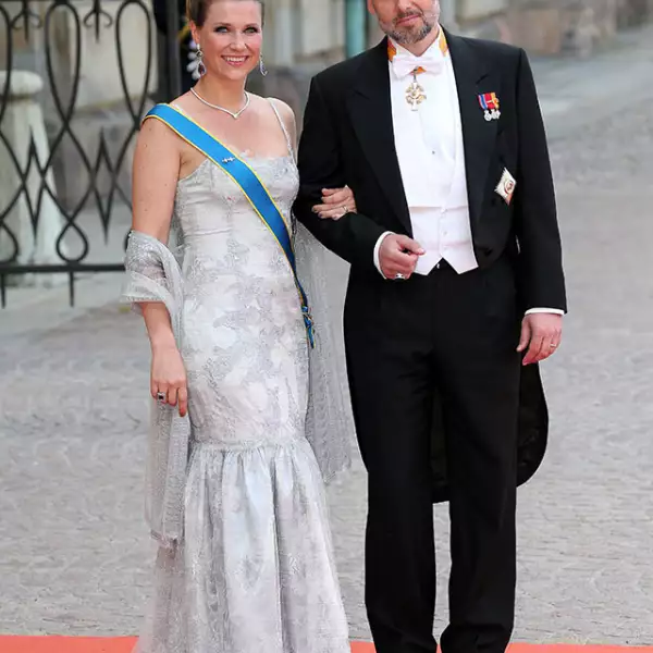 Princesa Maerthe Louise de Noruega y su esposo Ari Behn.