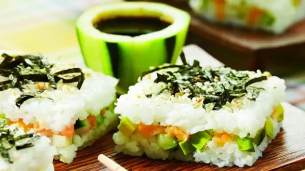 sushi algas comida japonesa