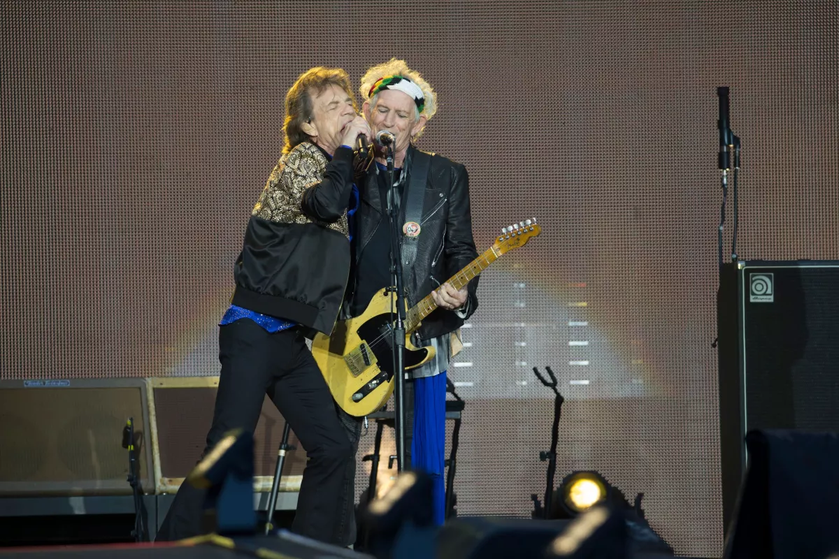 Mick Jagger y Keith Richards