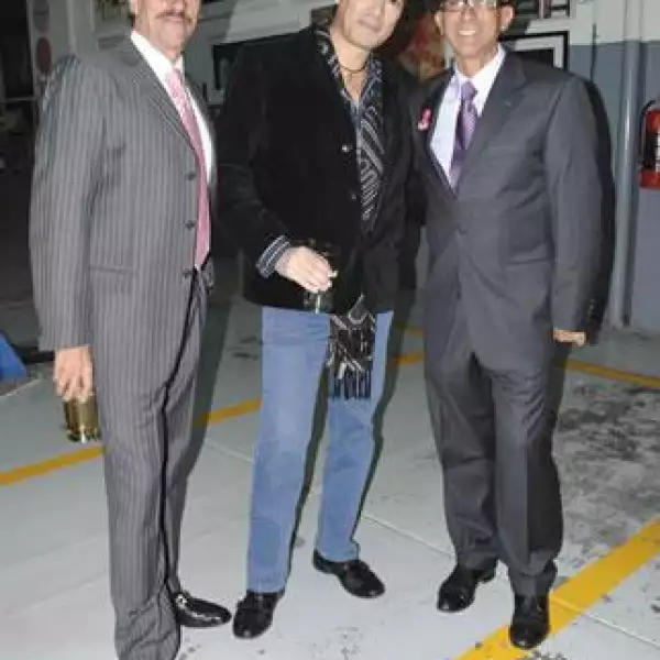 Luis Carlos Origel,Gerardo Alcocer y Oscar Román