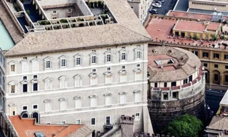 Vista de la torre del Instituto para las Obras de la Religión, también conocido como Banco Vaticano. (Foto: Reuters)
