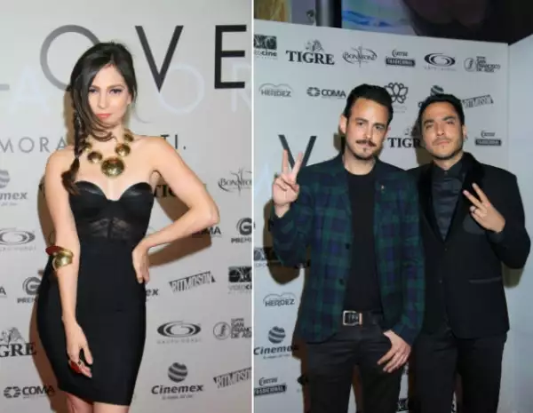 Paty Cantú y los chicos de Motel desfilaron por la alfombra roja.