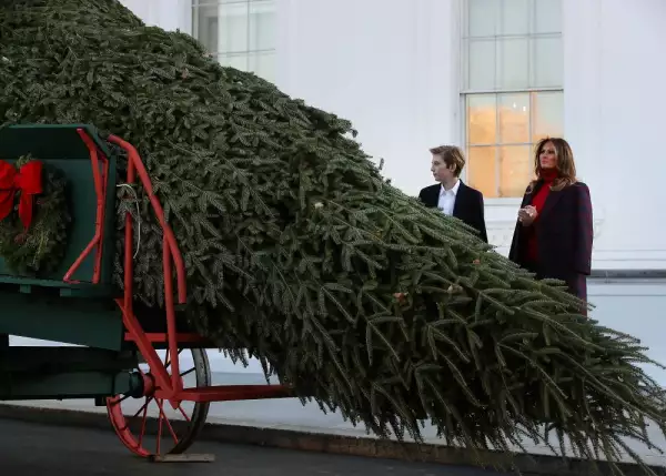 Melania Trump prepara la navidad en la Casa Blanca 3.jpg