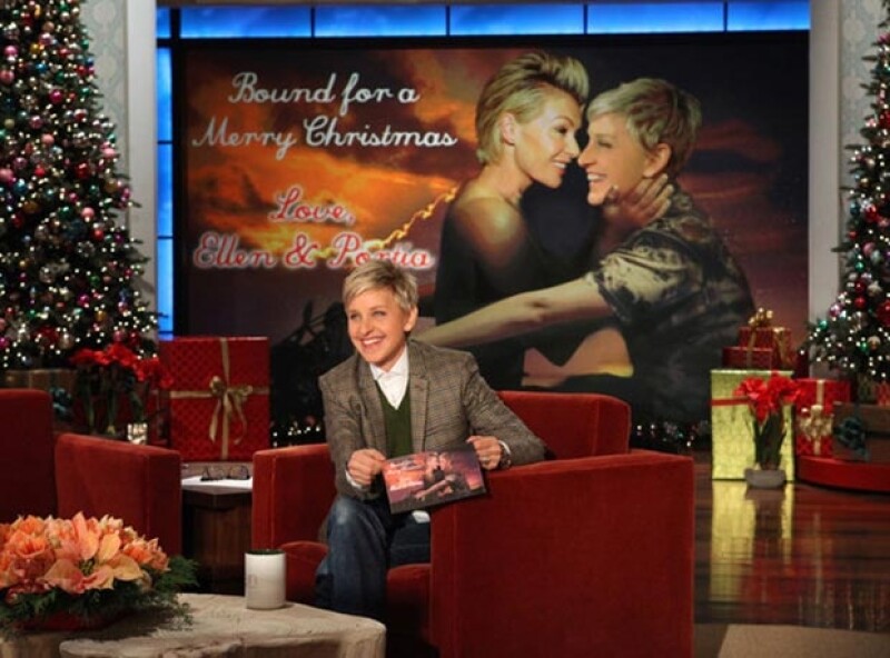 Es el segundo año que Ellen hace broma de las acciones de Kim en su postal navideña.