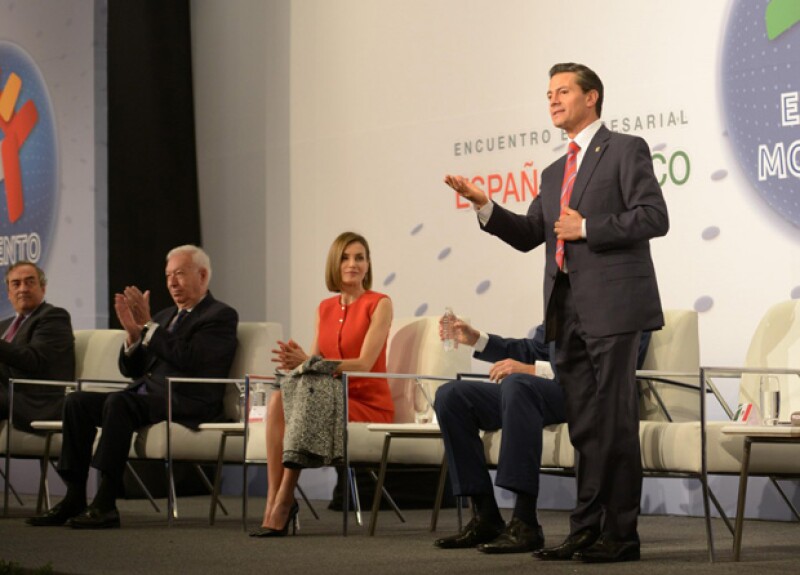 España y México son aliados con un gran potencial, fueron unas de las palabras de Peña Nieto durante su discurso.