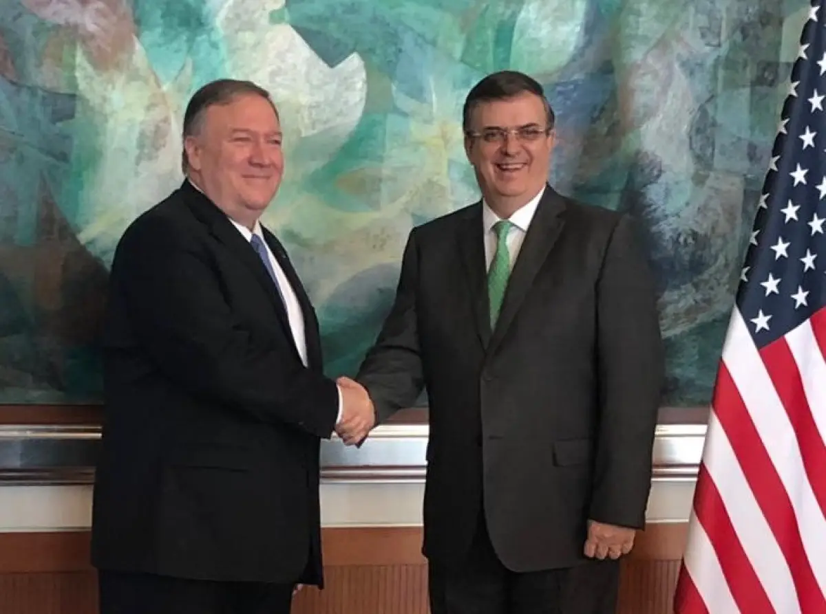 Marcelo Ebrard-Mike Pompeo