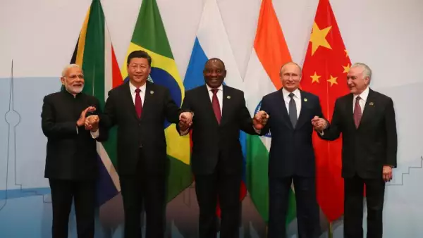 BRICS Brasil, China, India, Sudáfrica y Rusia