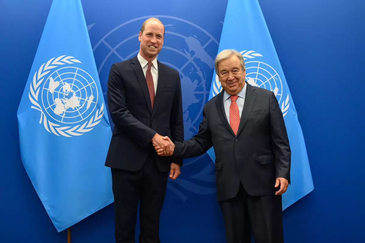 Aspectos de la visita del príncipe William de Inglaterra a la ONU en Nueva York