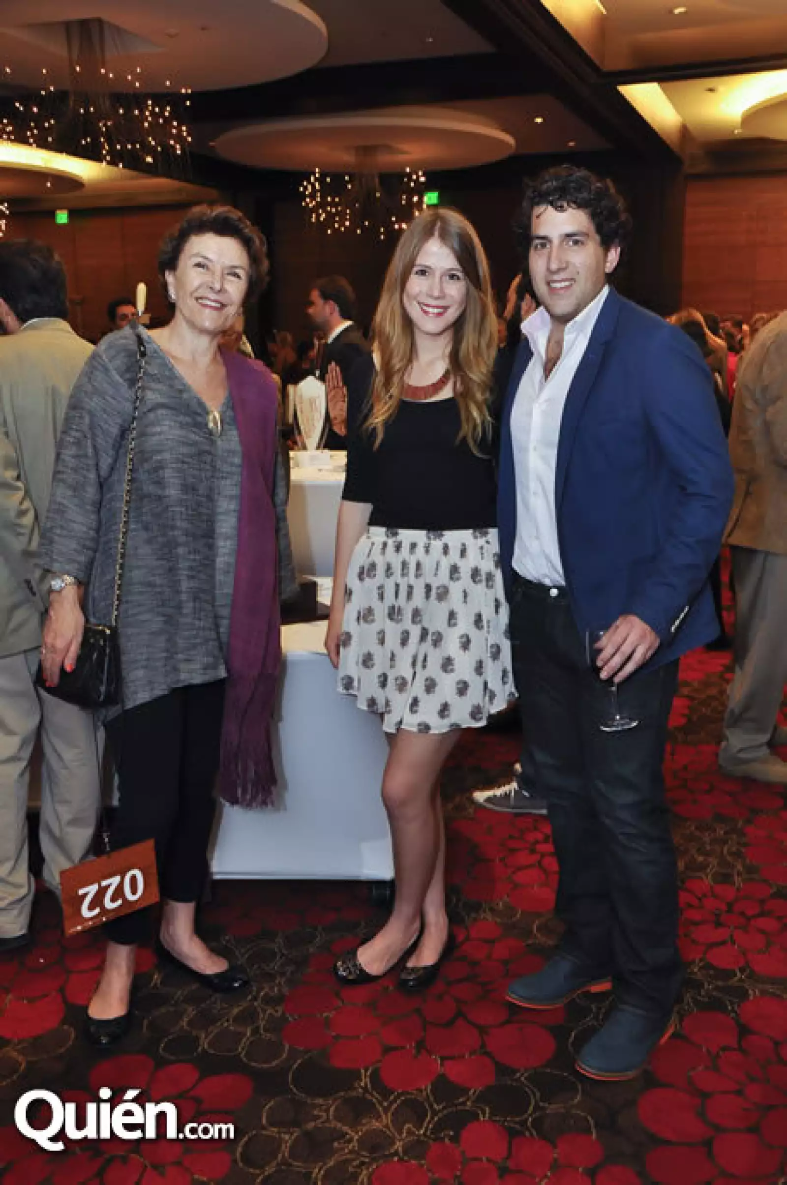 Cristina Gálvez,María Sole y Mateo Vázquez