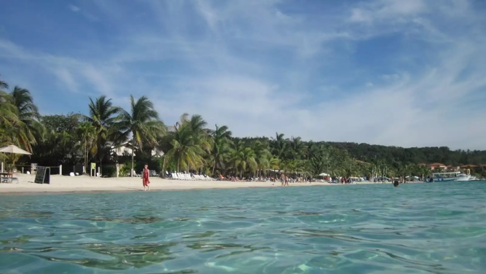 honduras playa bahía oeste