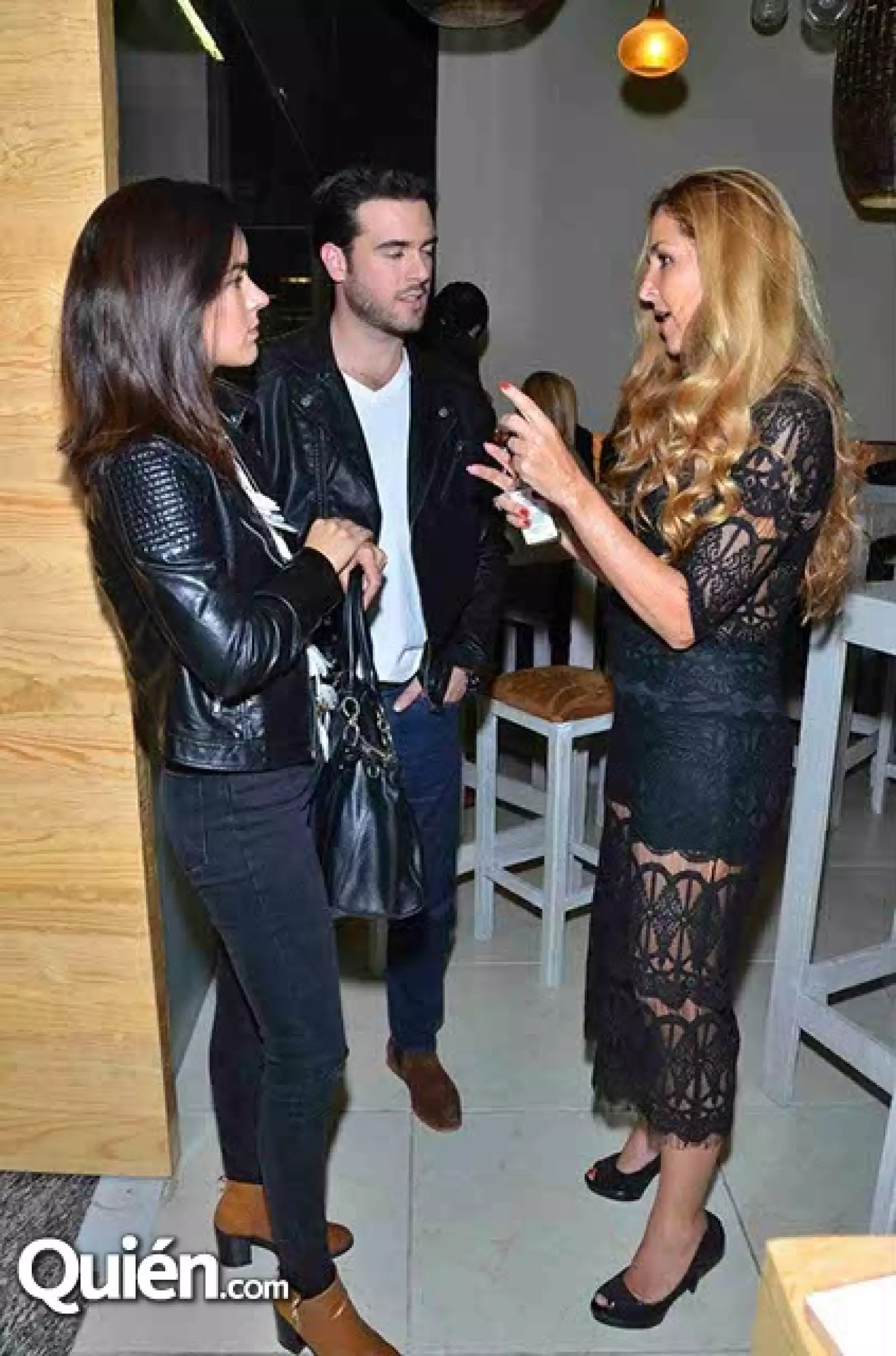 Ana Araujo,Pablo Lyle y Mariana Rivas.