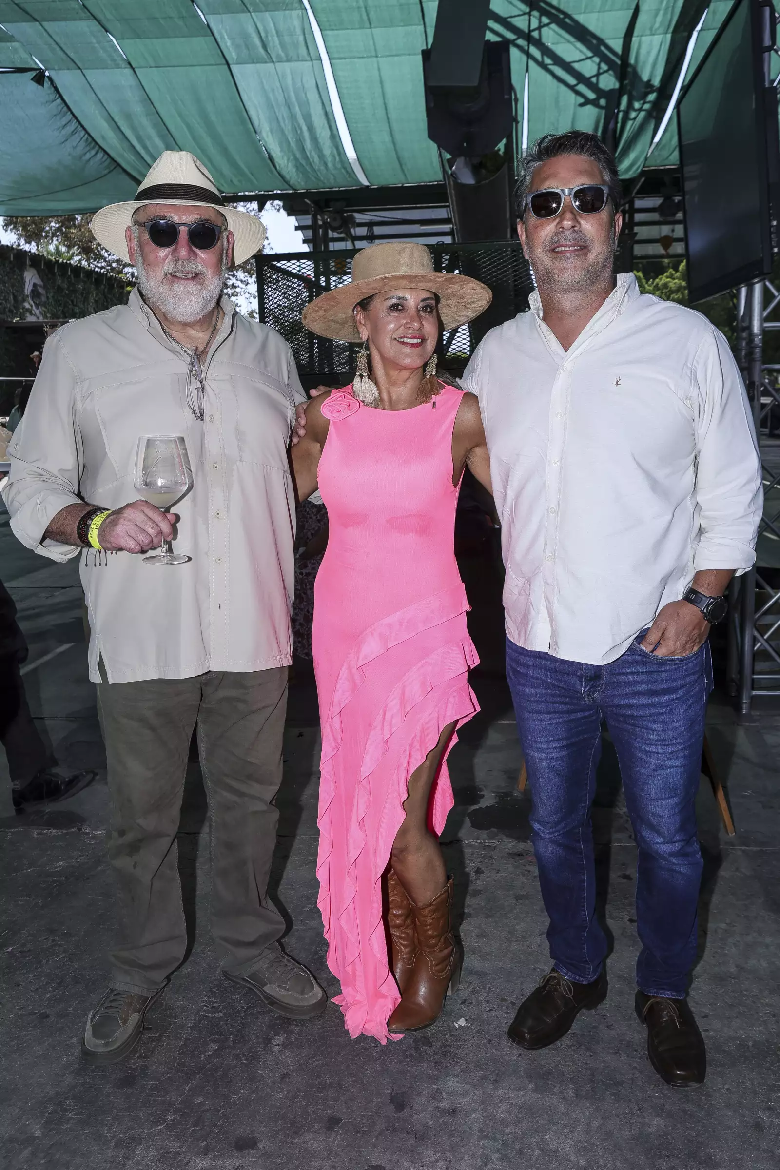 Erique Zertuche, Pilar Meré, Sebastián Suárez
