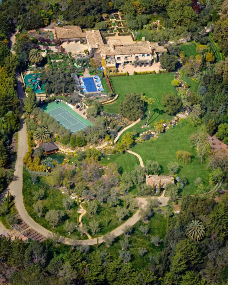 Mansión Harry y Meghan en Montecito.