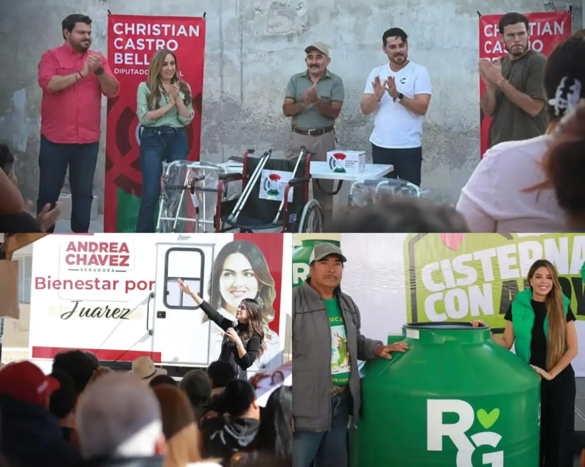 Andrea Chávez y otros políticos que ya hacen campaña para las elecciones de 2027