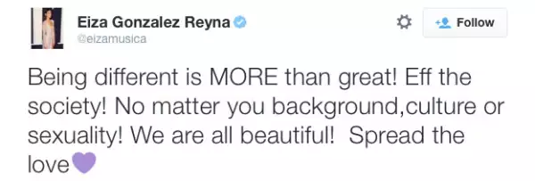 Con mensajes de apoyo, fue como Eiza se puso del lado del papá de las Kardashia-Jenner.