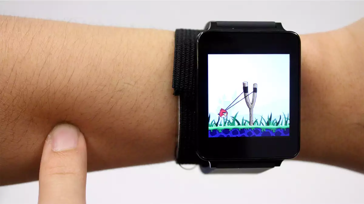Este invento de la Universidad Carnegie Mellon quiere hacer de tu brazo una pantalla táctil.