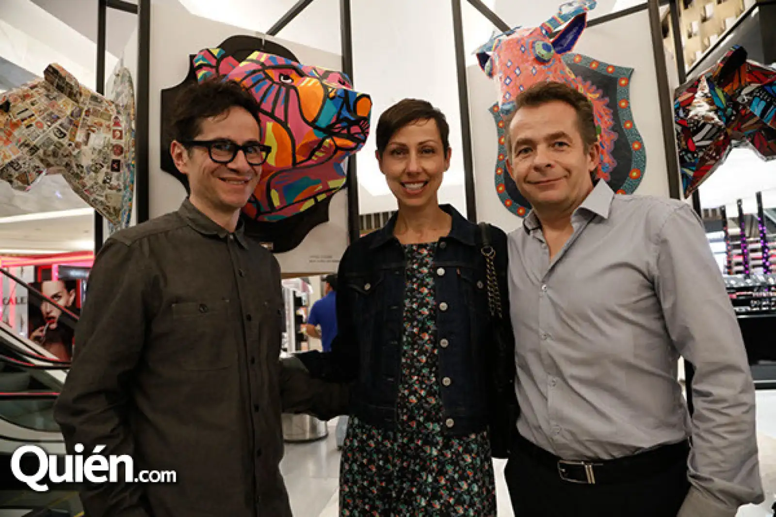 Jorge Cejudo, Lucero Gutiérrez y Roberto Álvarez